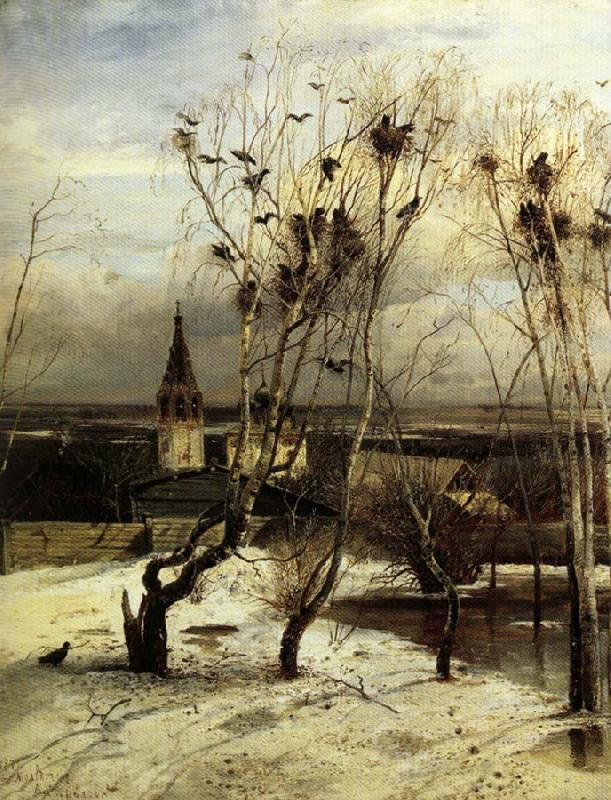 Aleksei Savrasov The Crows are Back Germany oil painting art